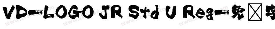 VD-LOGO JR Std U Reg字体转换